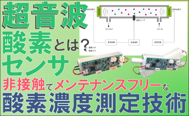 超音波酸素センサとは？—非接触でメンテナンスフリーな酸素濃度測定技術