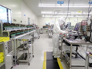 クリーンルームの様子