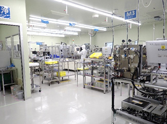 クリーンルームの様子